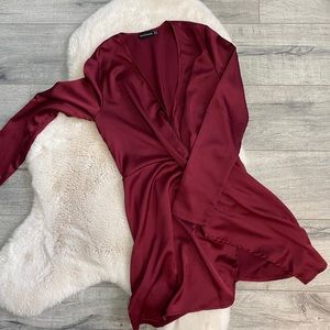 Maroon Pretty Little Thing NWOT
